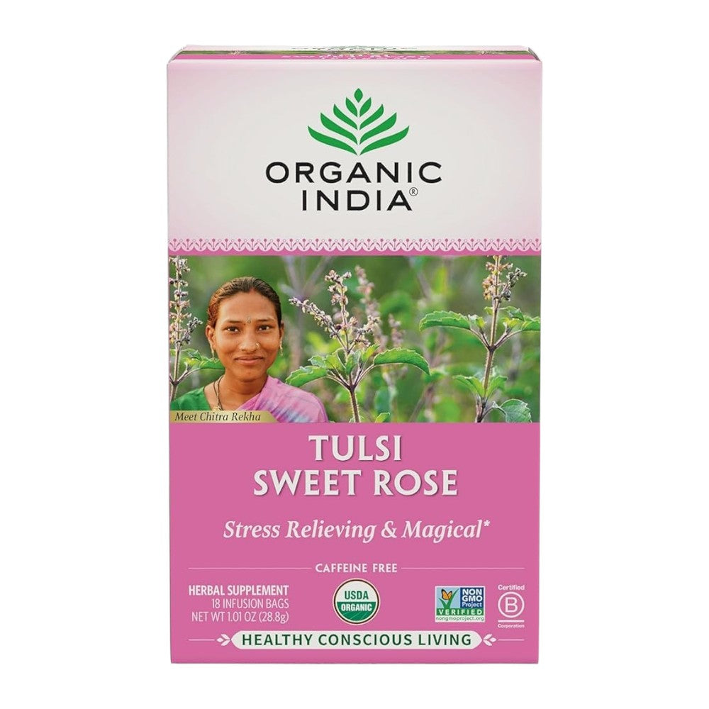 ORGANIC INDIA TULSI SWEET ROSE TEA