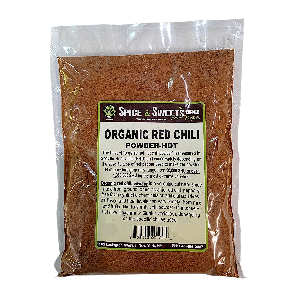 ORGANIC RED CHILI (POWDER-HOT)