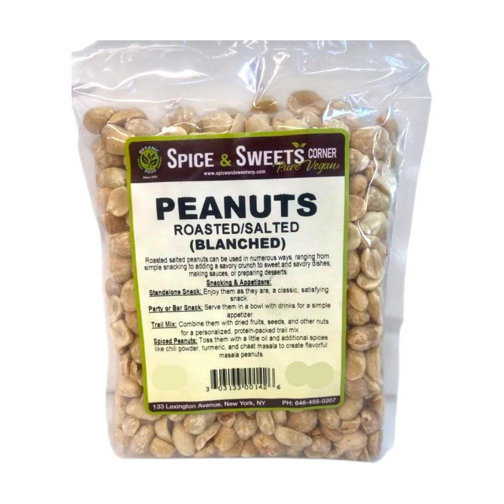 PEANUTS ROASTED SALTED BLANCHED