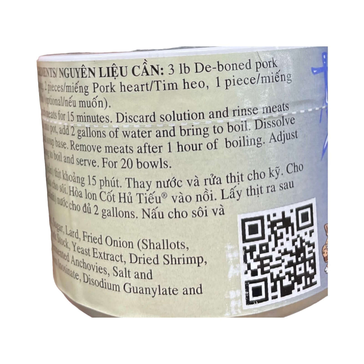Quoc Viet Foods Pork Flavored Hu Tieu Soup Base  (Cot Hu Tieu Brand)