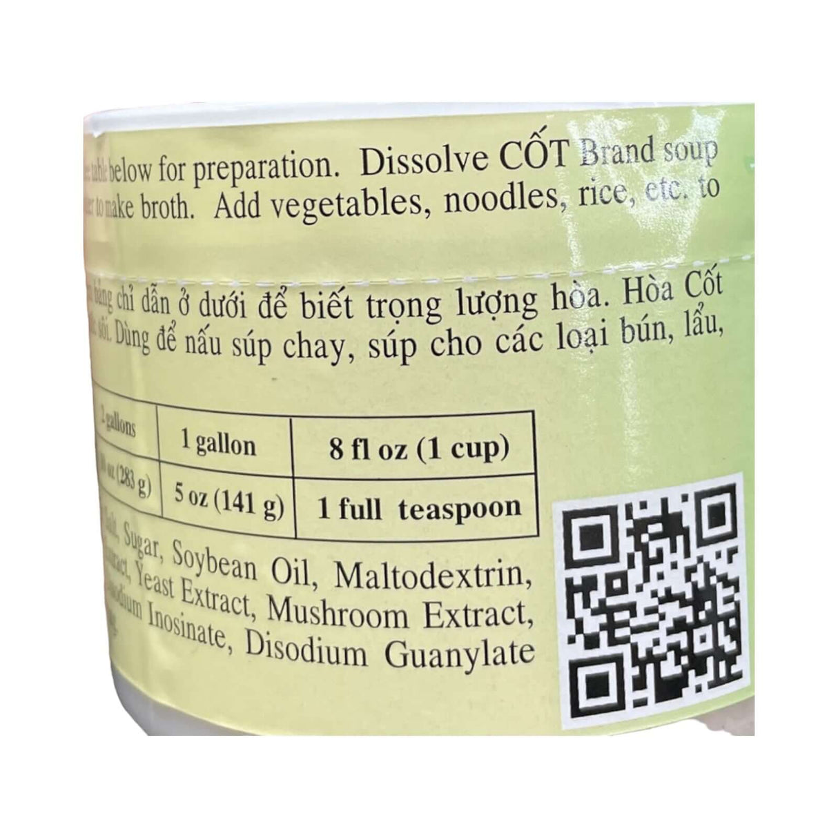 Quoc Viet Foods Vegetarian Soup Base (Cot Sup Chay Brand)