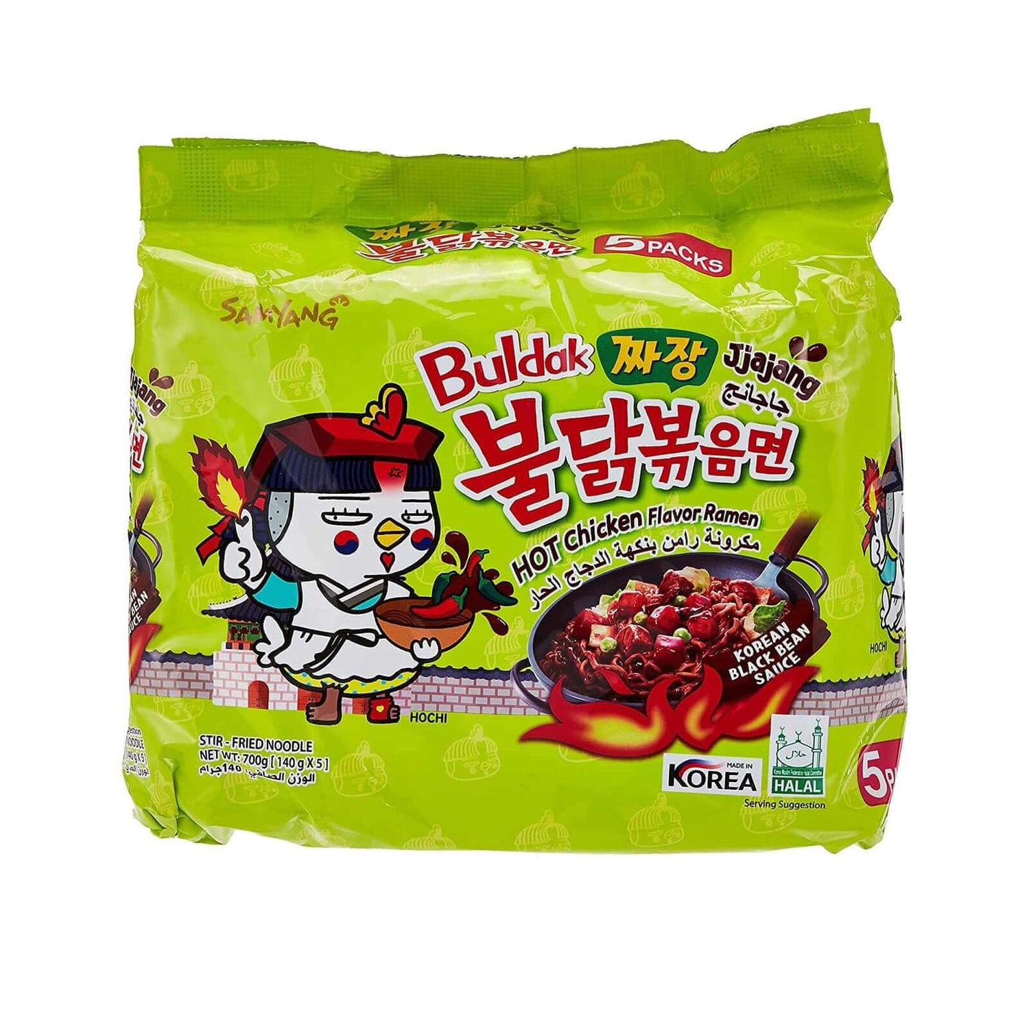 Samyang Buldak Jjajang Artificial Spicy Chicken Flavor Stir-Fried Ramen