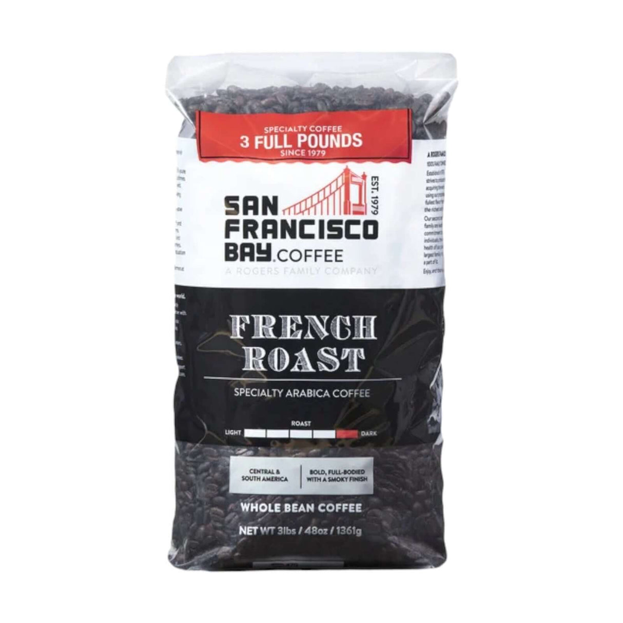 San Francisco Bay Whole Bean Coffee, French Roast