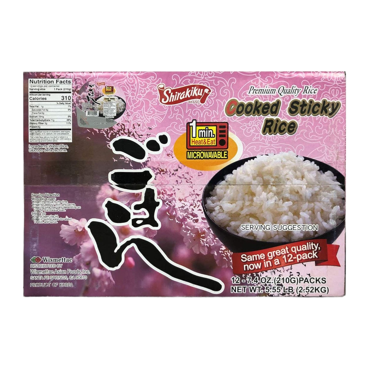 Shirakiku Cooked Sticky Rice