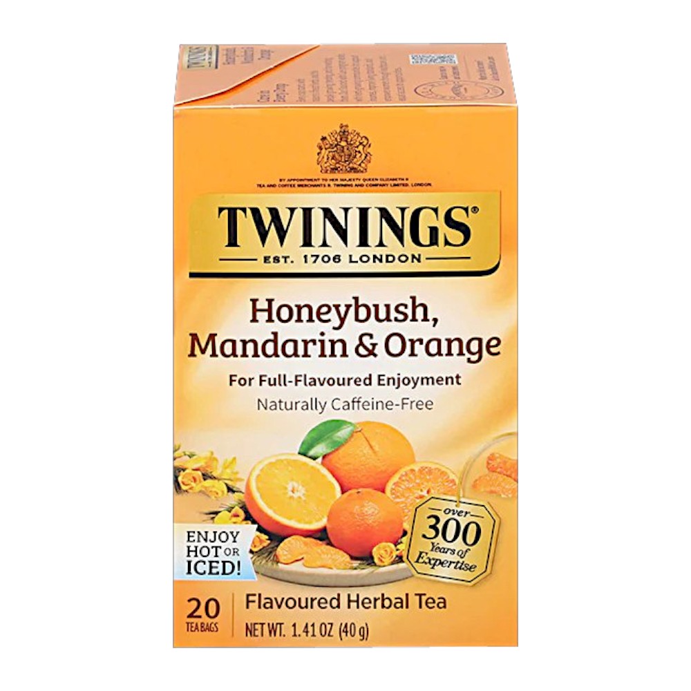 TWININGS HONEYBUSH, MANDARIN AND ORANGE TEA