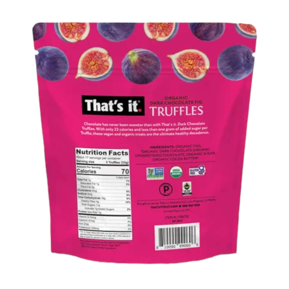 That's it Organic Dark Chocolate and Fig Truffles