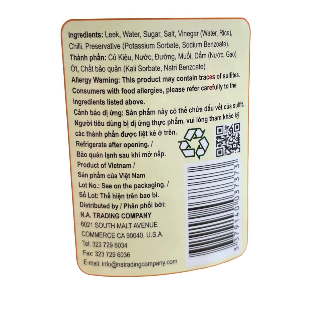 Three Deer Brand Pickled Lee in Brine