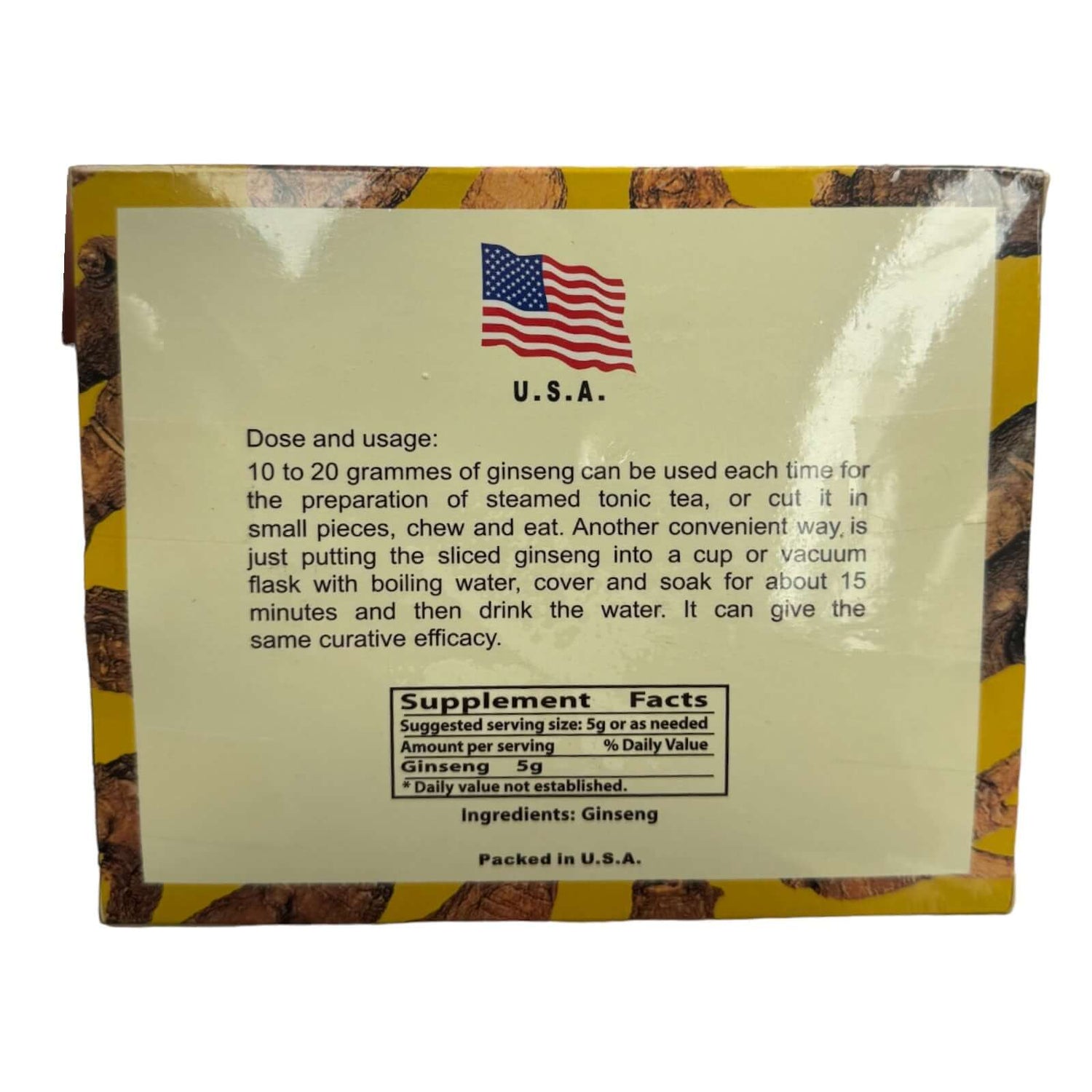 U.S.A. Best Gift Ginseng Whole