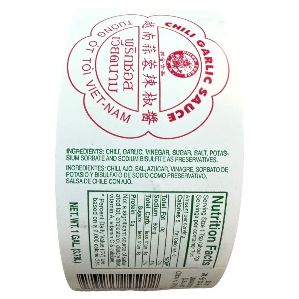 UNION FOODS Brand Chili Garlic Sauce (4 Pcs)