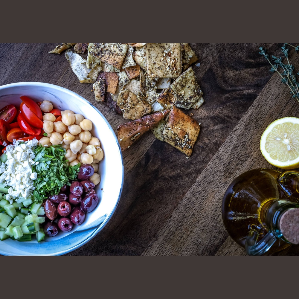 Terranean Herbs & Spices - Avocado Oil Za'atar Twice-Baked Pita Chips (6.5oz)