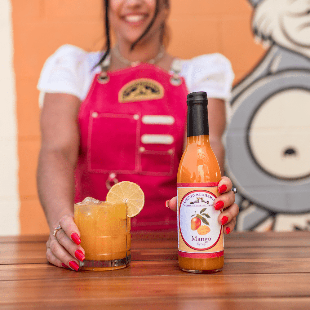 Liquid Alchemist Syrups - Mango Syrup for Margaritas, Cocktails & Drinks - 375 ML