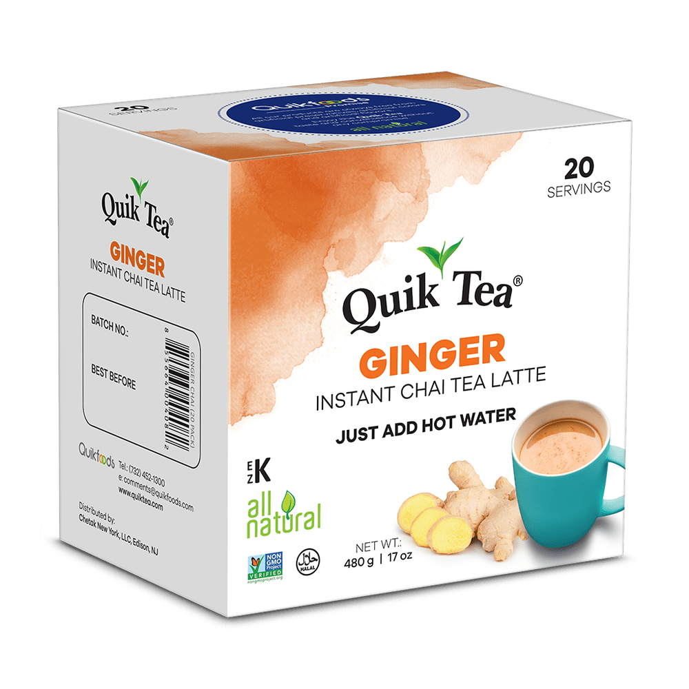 Quik Tea - Ginger Chai Tea Latte – 20 Count