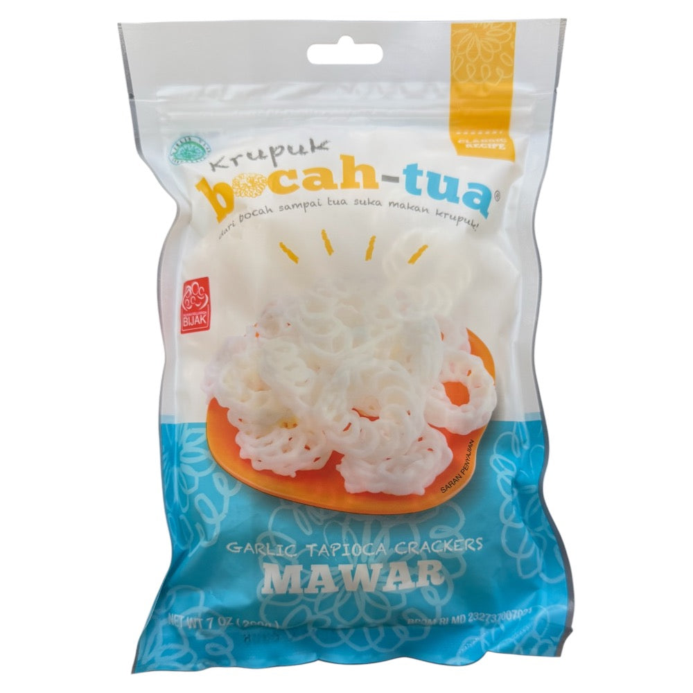 bocah-tua Krupuk Garlic Tapioca Crackers (Mawar)