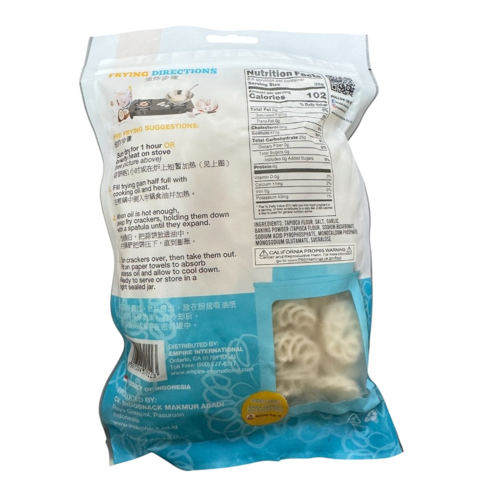 bocah-tua Krupuk Garlic Tapioca Crackers (Mawar)