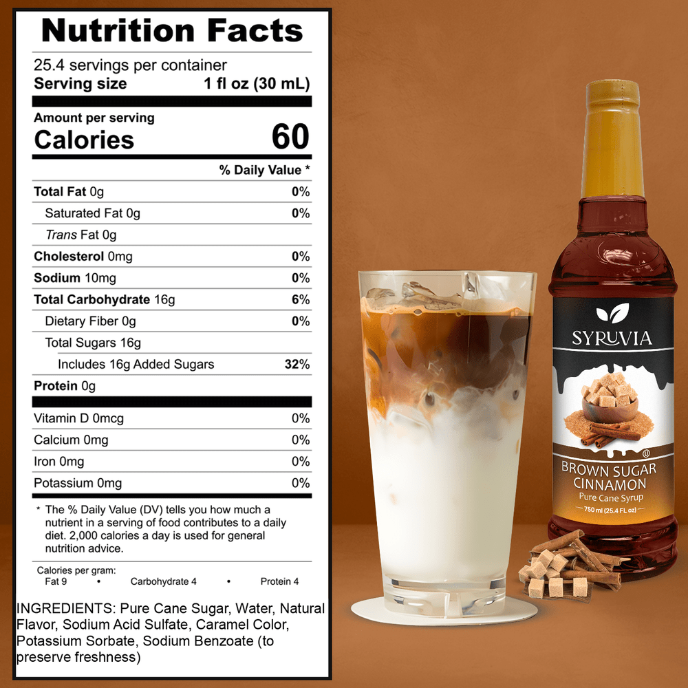 Syruvia - Brown Sugar Cinnamon Syrup