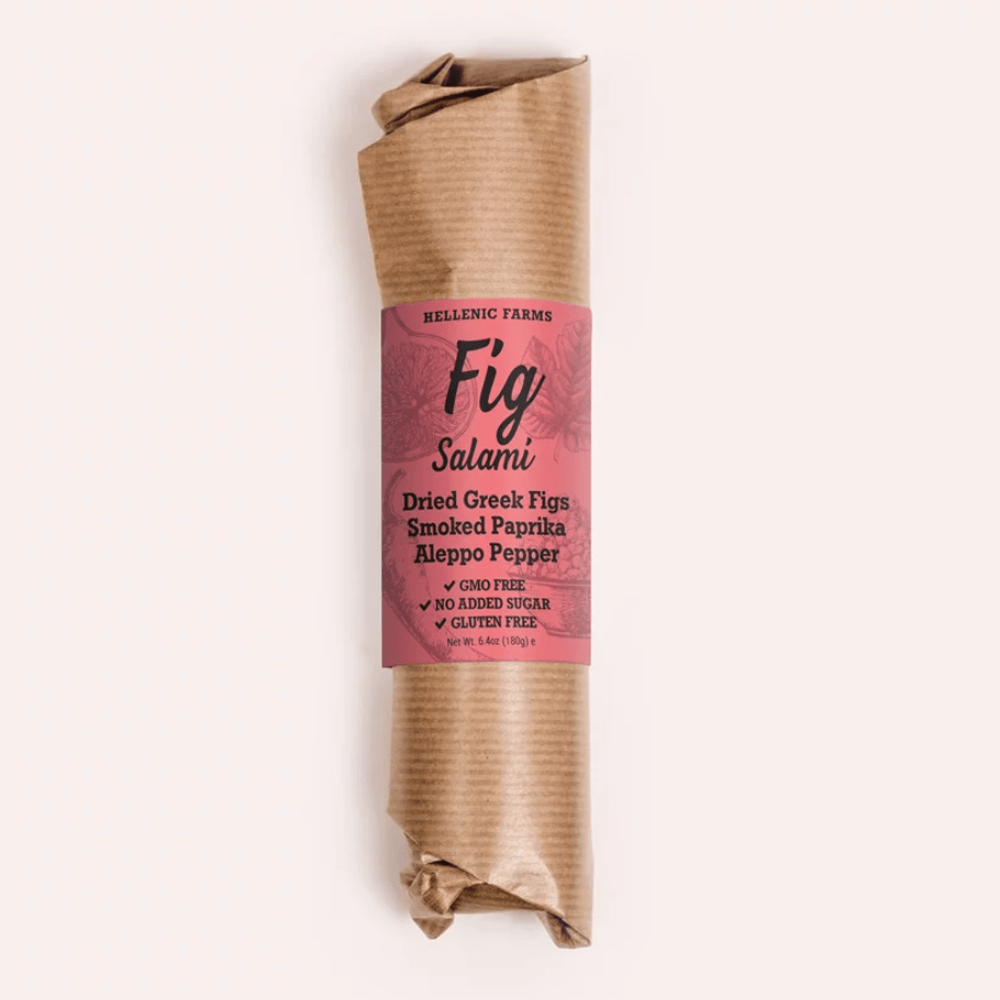 Hellenic Farms Vegan Fig Salami - Smoked Paprika & Aleppo Pepper 6.4oz