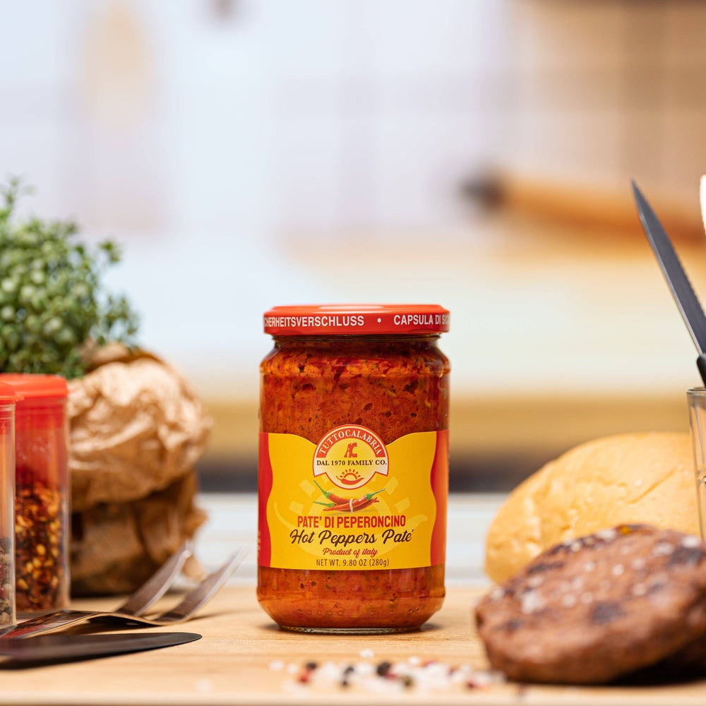 Wholesale Italian Food - TuttoCalabria Calabrian hot Chili Pepper Pate – 9.80 oz (280g)