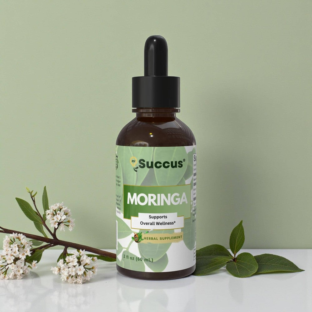 Succus - Moringa Tincture | Herbal Wellness Support - Alcohol Free / 1 fl oz