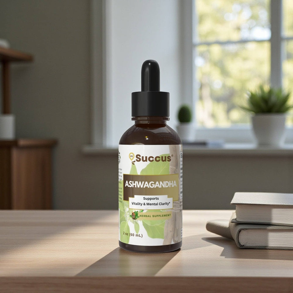 Succus - Ashwagandha Tincture — Calm and Balance - Alcohol Free / 1 fl oz