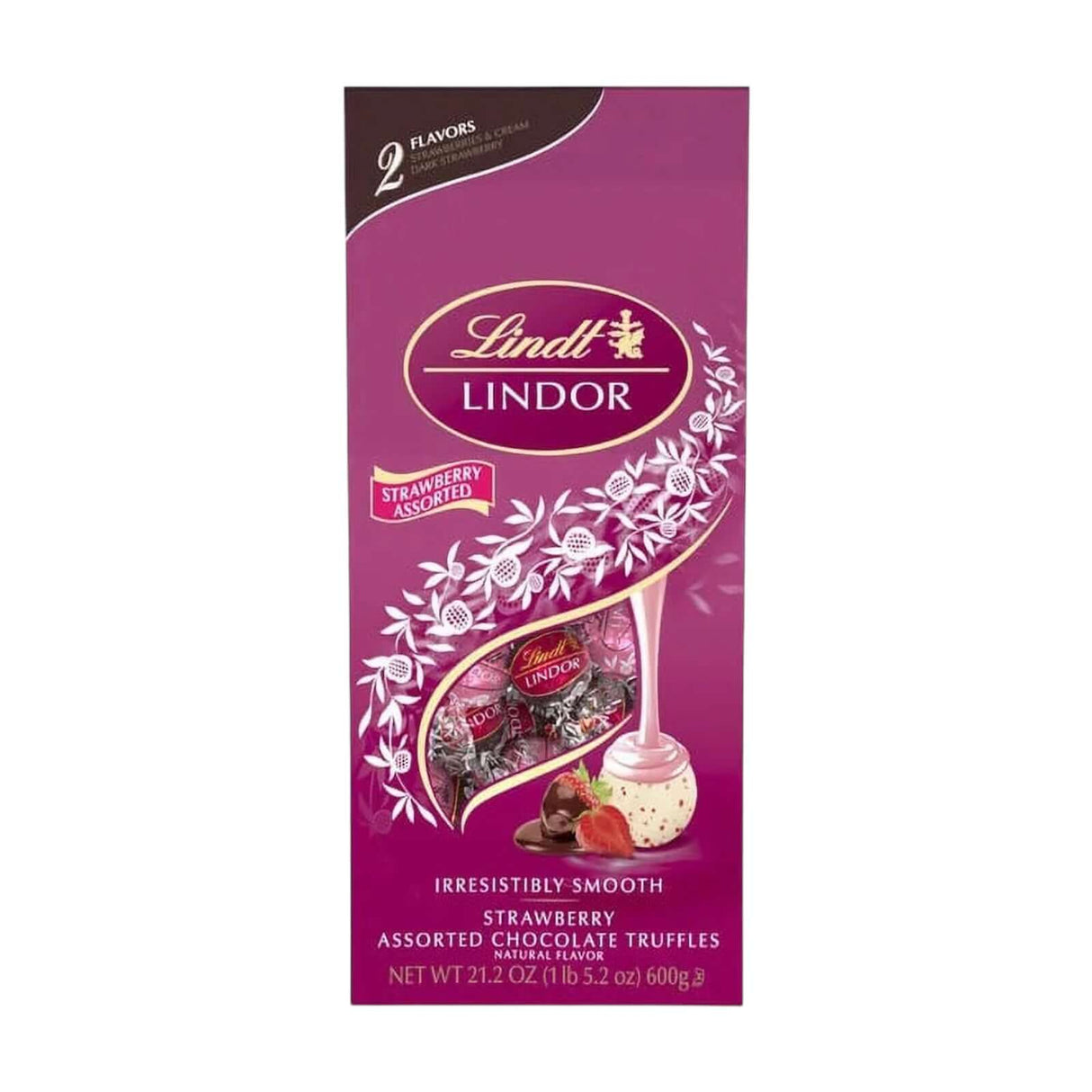 lindt lindor strawberry assorted