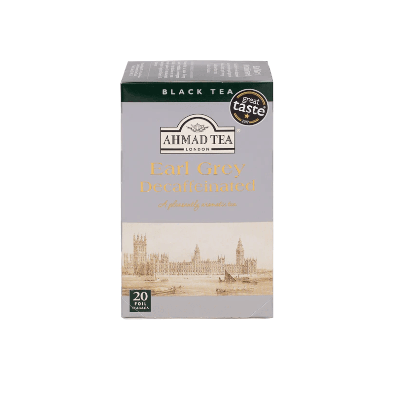 AHMAD TEA  Earl Grey Decaffeinated Tea