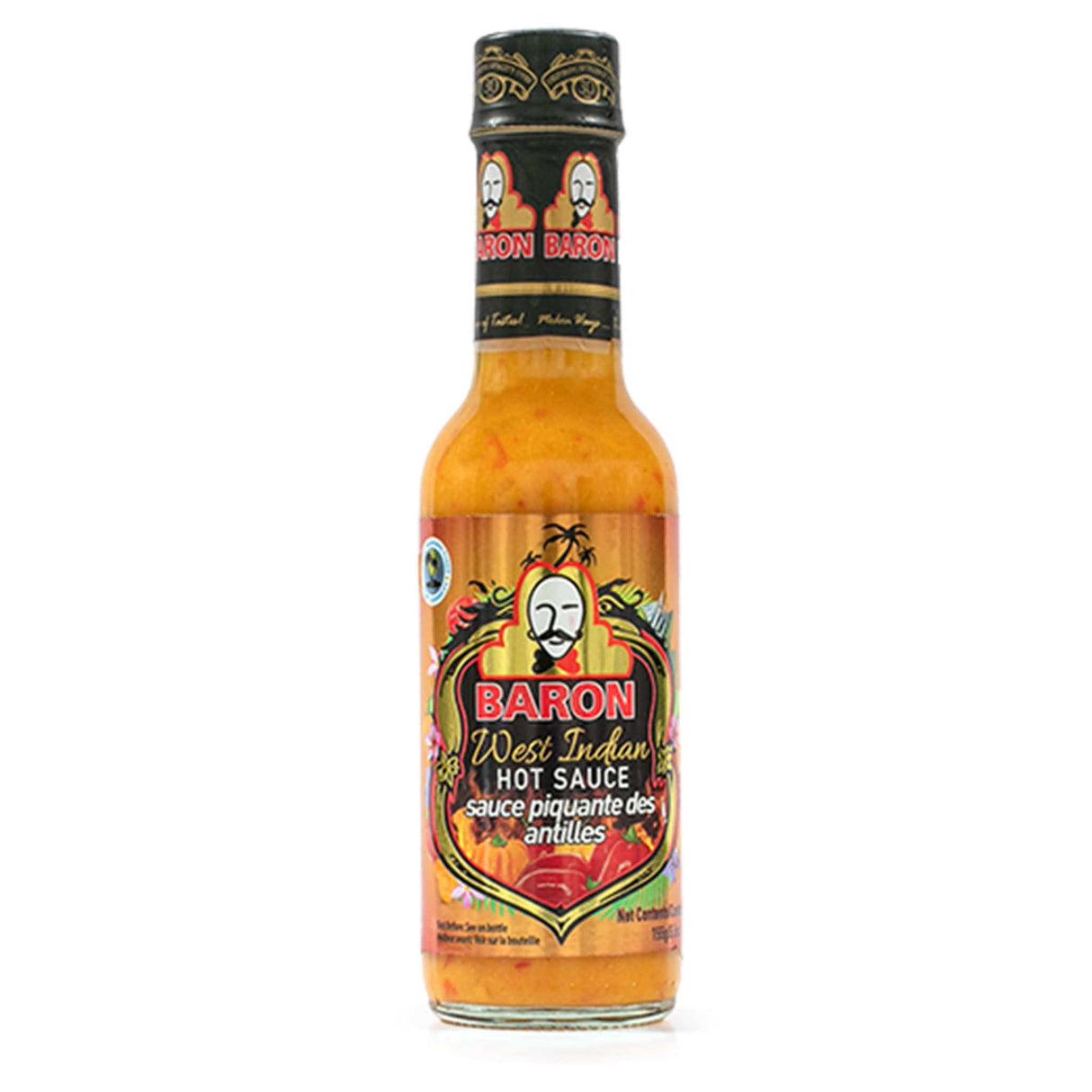 Baron All Natural West Indian Hot Sauce - Yellow
