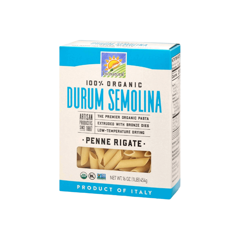 Bionaturae 100% Organic Durum Semolina Penne Rigate