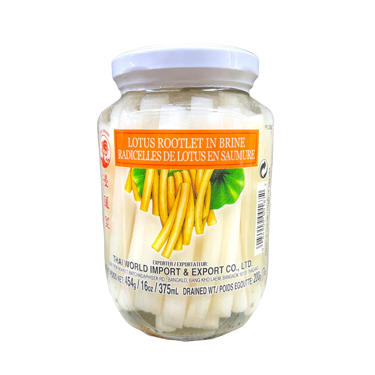 Cock Brand Lotus Rootlet in Brine