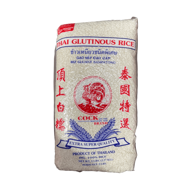 Cock Brand Thai Glutinous Rice (SWEET WHITE RICE)