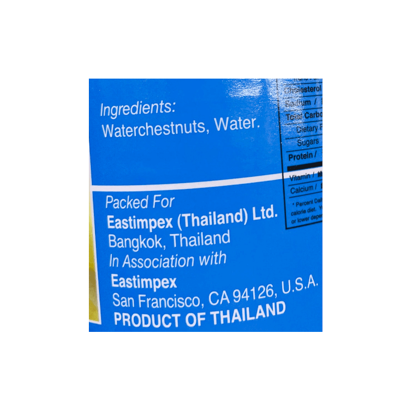 Companion Whole Water Chestnuts in Water