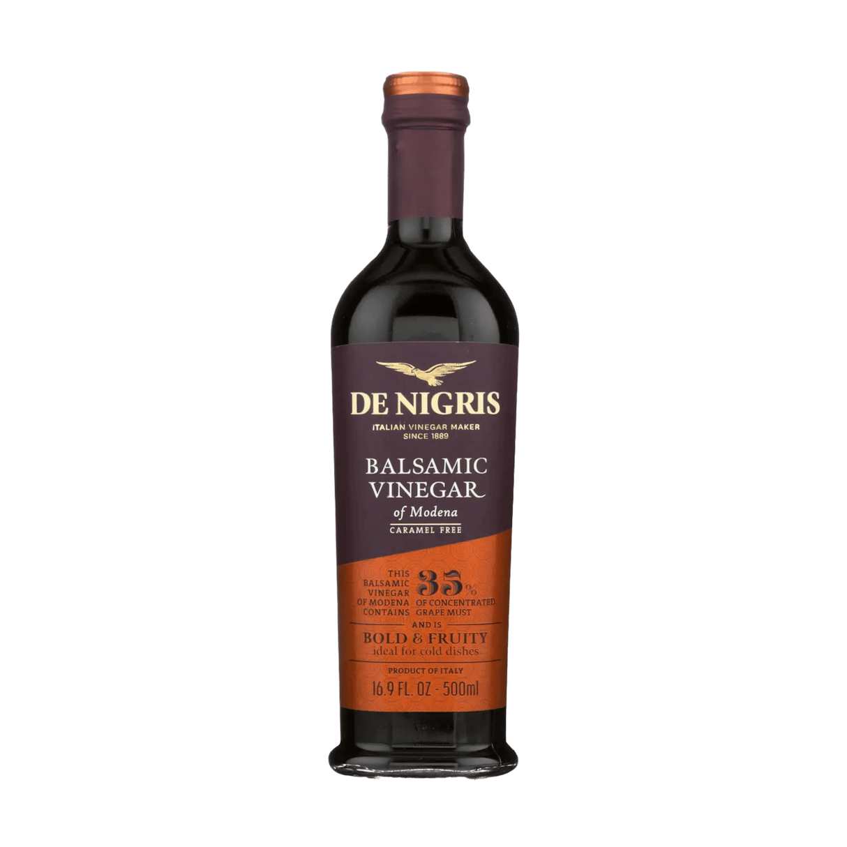 De Nigris Balsamic Vinegar of Modena (Caramel Free)