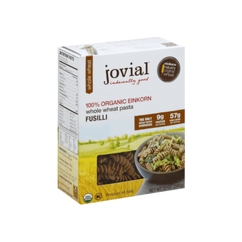 Jovial 100% Organic Einkorn Whole Wheat Pasta Fusilli