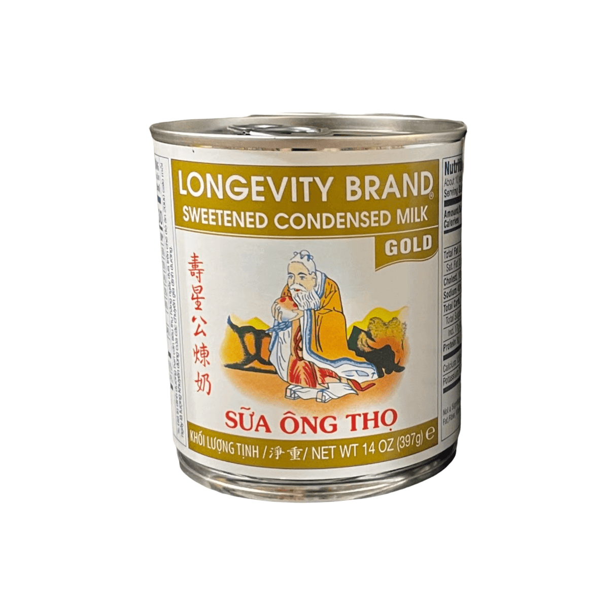 Longevity Brand Sweetened Condensed Milk Gold