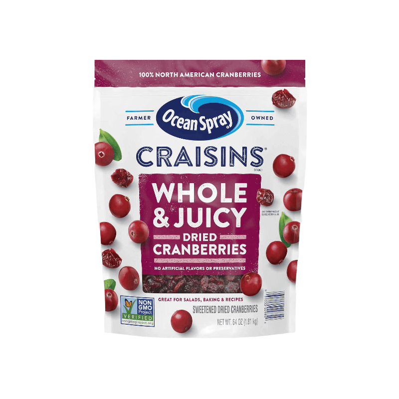 Ocean Spray Craisins Whole & Juicy Dried Cranberries