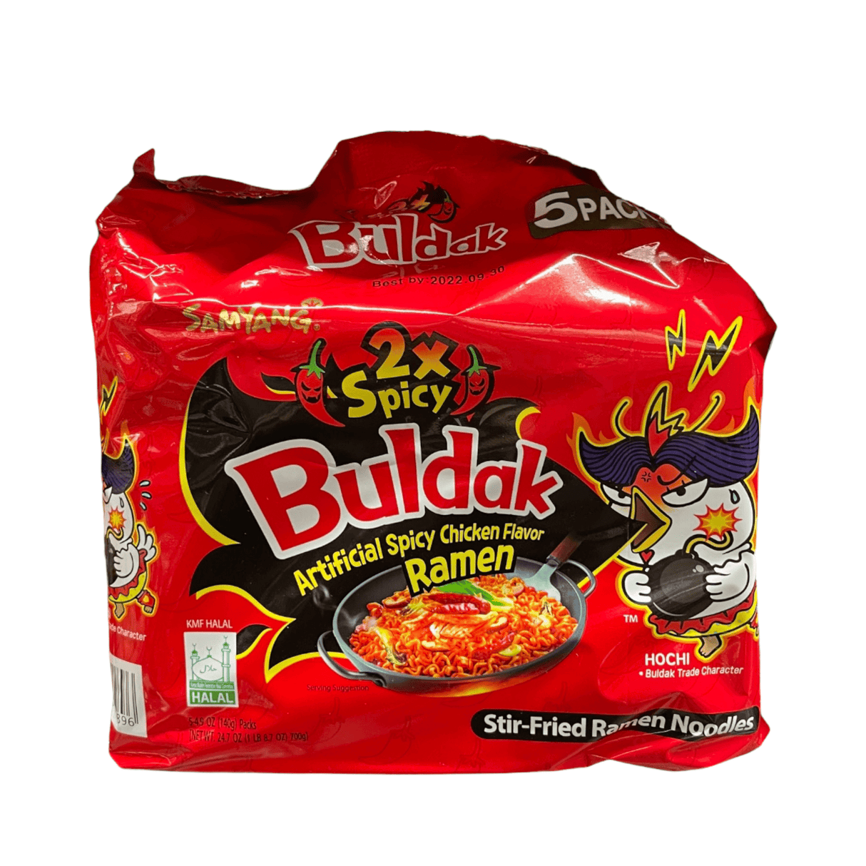 Samyang Buldak Artificial 2XSpicy Chicken Flavor Stir-Fried Ramen Noodle