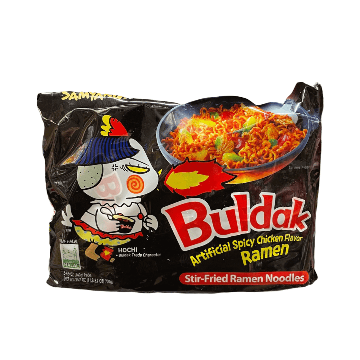 Samyang Buldak Artificial Spicy Chicken Flavor Stir-Fried Rame Noodles