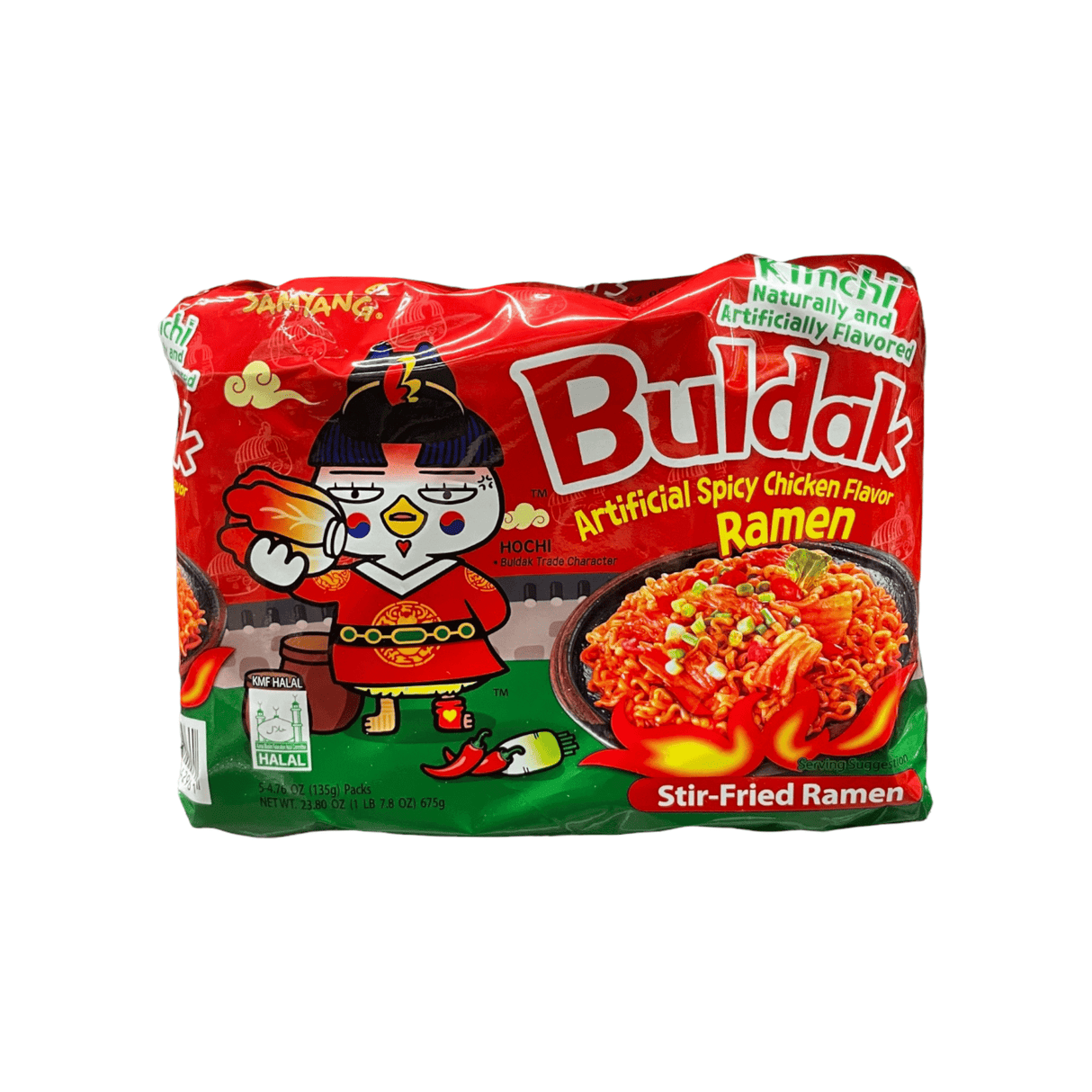Samyang Buldak Kimchi Artificial Spicy Chicken Flavor Stir-Fried Ramen