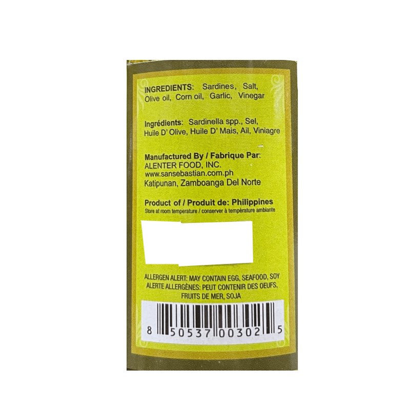 San Sebastian Dried Herring with Garlic and Olive Oil