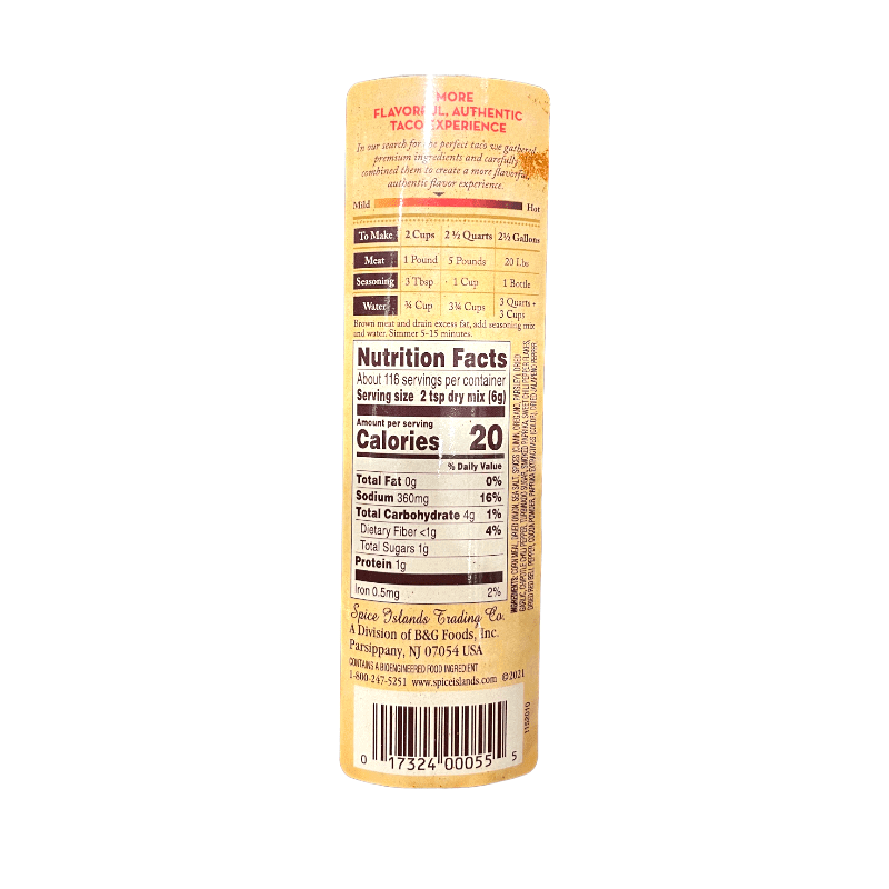 Spice Islands Premium Taco Seasoning