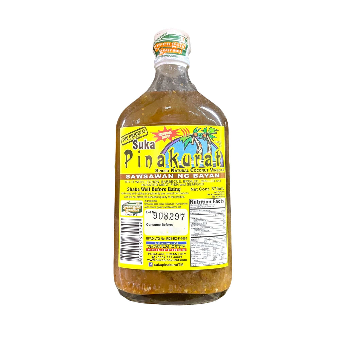 Suka Pinakurat Sawsawan NG Bayan Original Extra Hot