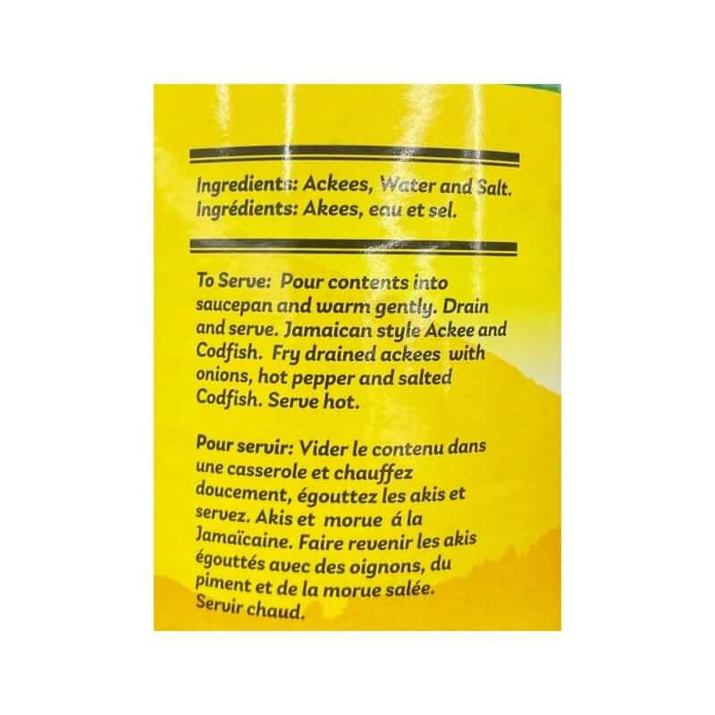 Sunrite True Jamaican Ackee in Salt Water