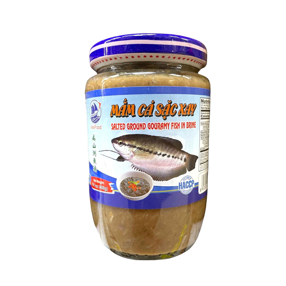 Vasi Food Salted Ground Gouramy Fish in Brine