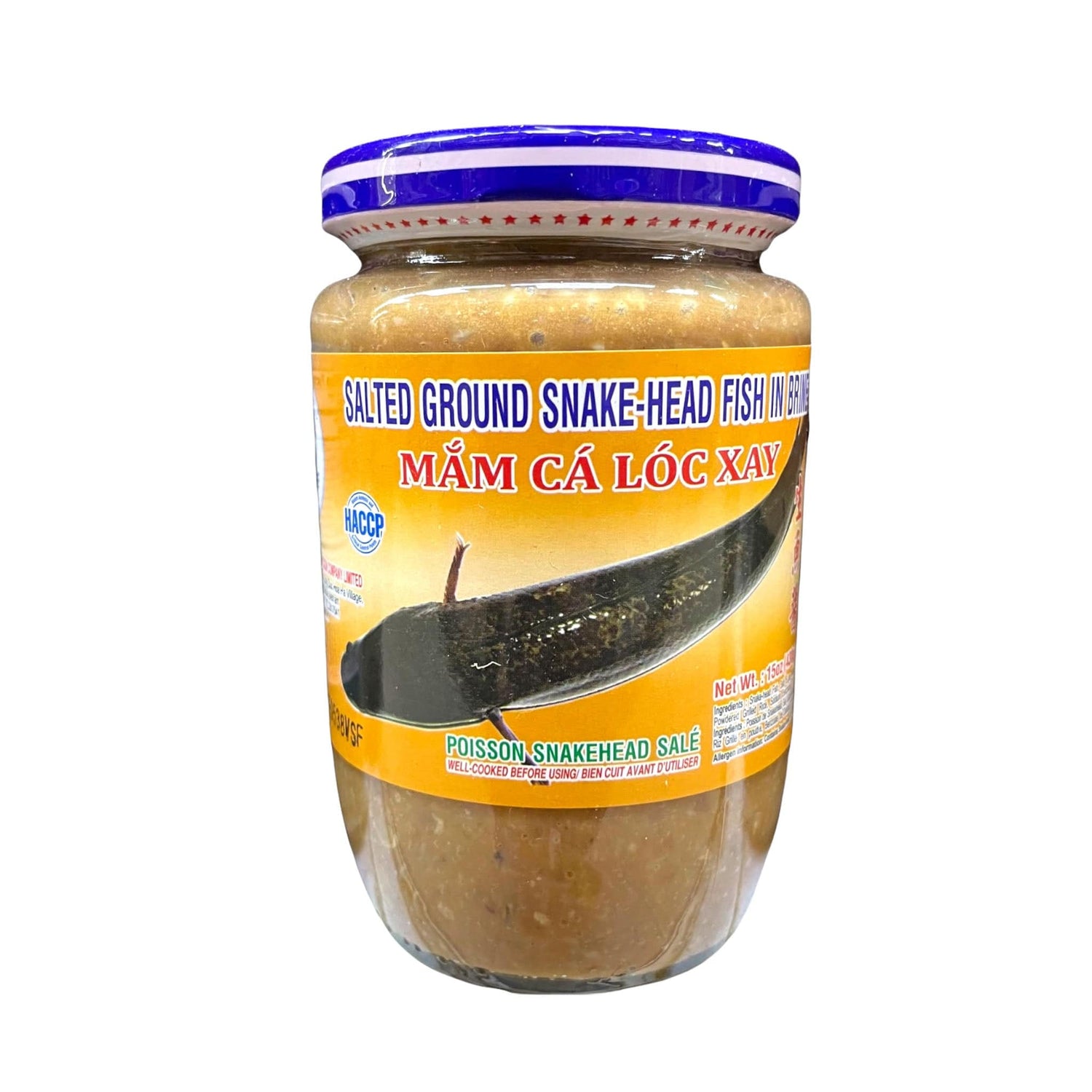 Vasi Food Salted Ground Snake-Head Fish in Brine