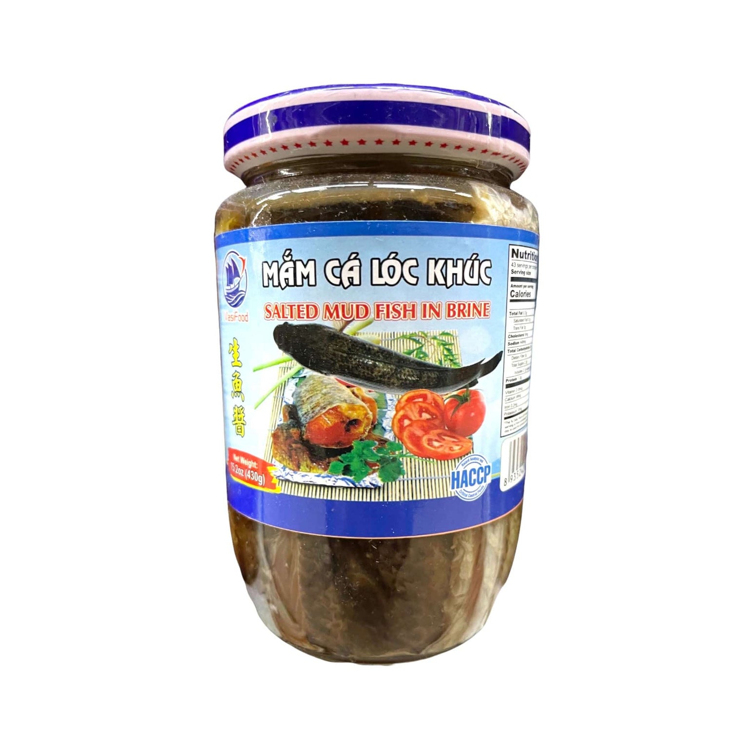 Vasi Food Salted Mud Fish in Brine