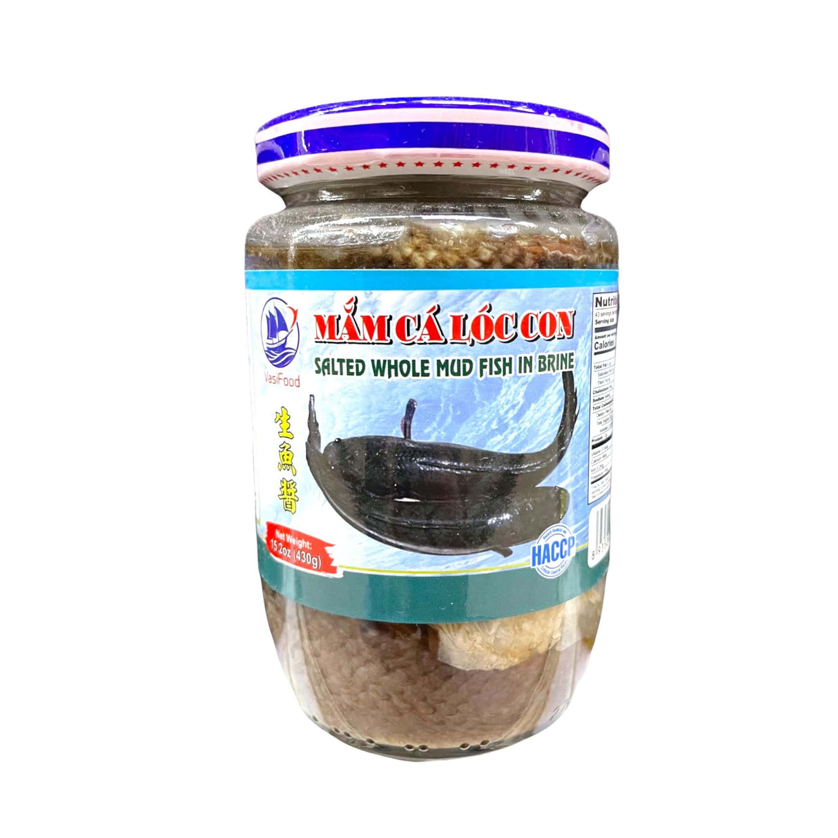 Vasi Food Salted Whole Mud Fish in Brine