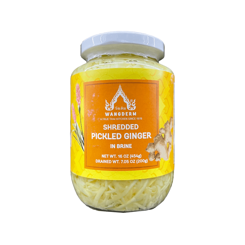 Wangderm Brand Shredded Pickled Ginger in Brine