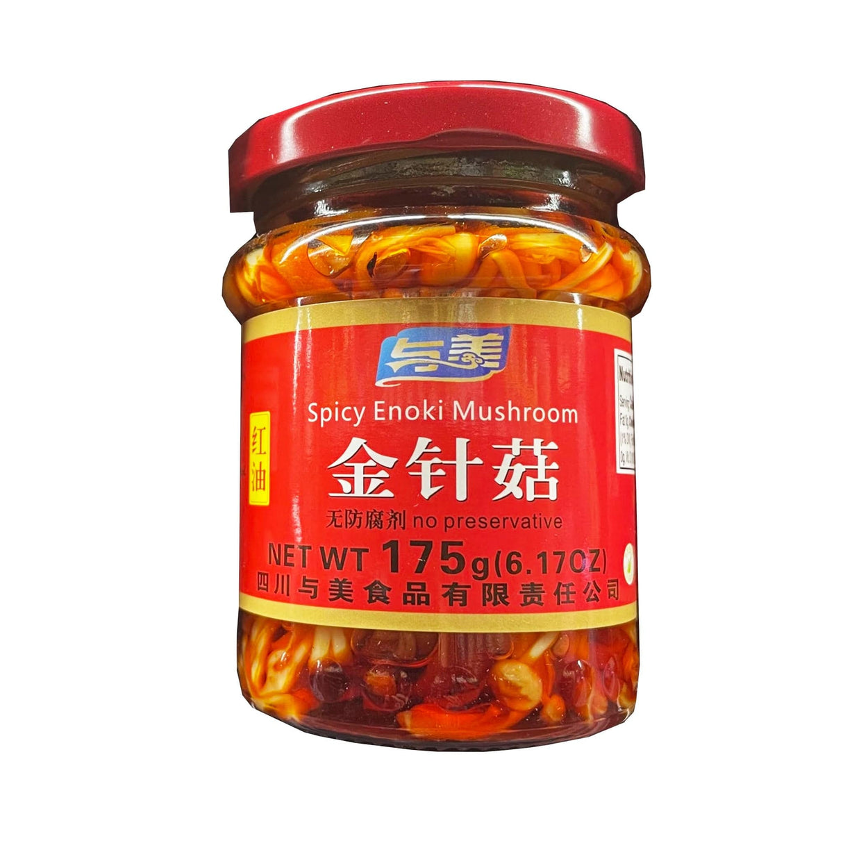 Yumei Foods Spicy Enoki Mushroom 6.17 oz