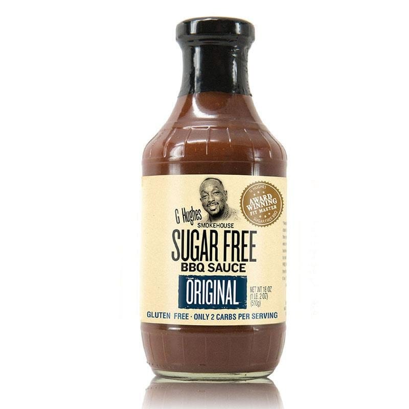 BBQ Sauce, Steak Sauce, Wing Sauce & Liquid Smoke - G Hughes Sugar Free BBQ-Sauce Original