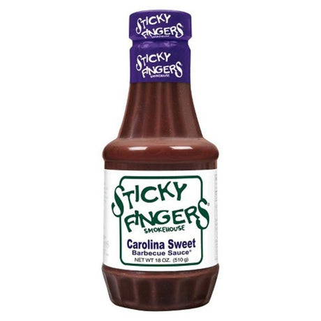BBQ Sauce, Steak Sauce, Wing Sauce & Liquid Smoke - Sticky Fingers Carolina Sweet Barbecue Sauce