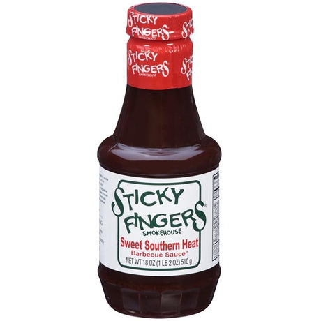 BBQ Sauce, Steak Sauce, Wing Sauce & Liquid Smoke - Sticky Fingers Sweet Southern Heat Barbecue Sauce